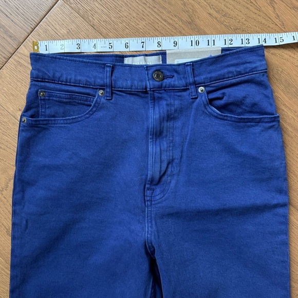 Everlane The Way High Jean - Straight Leg - Size 28 Tall - NWT - Blue - Picture 8 of 11